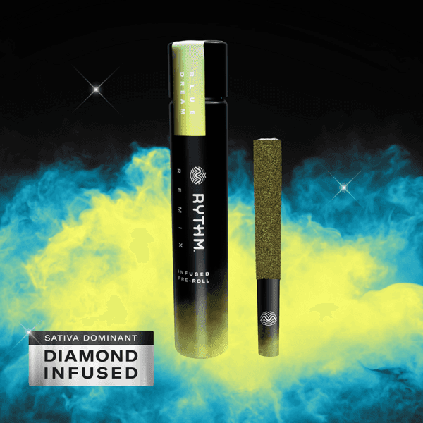 Rythm Remix REMIX Blue Dream Infused Pre-Roll Single [1g]