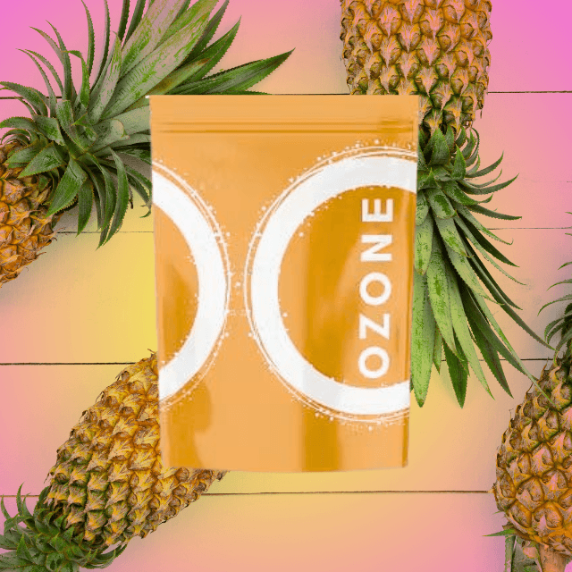 OZONE Sour Pineapple Mango Gummies 50mg | 5pk