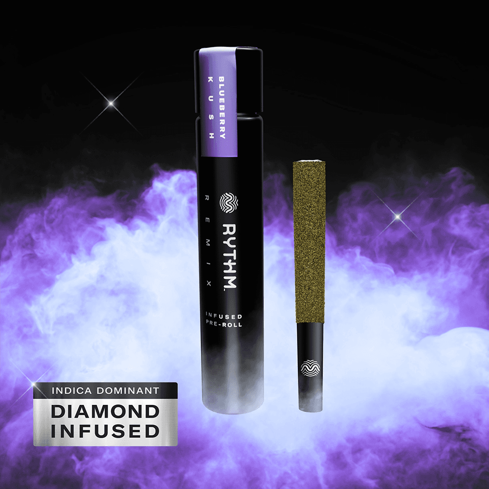 RYTHM Blueberry Kush [1g] Diamond Infused