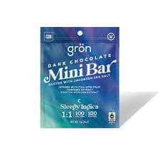 Grön 1:1 Dark Chocolate Mini Bar - CBN/THC - Sleepy Indica