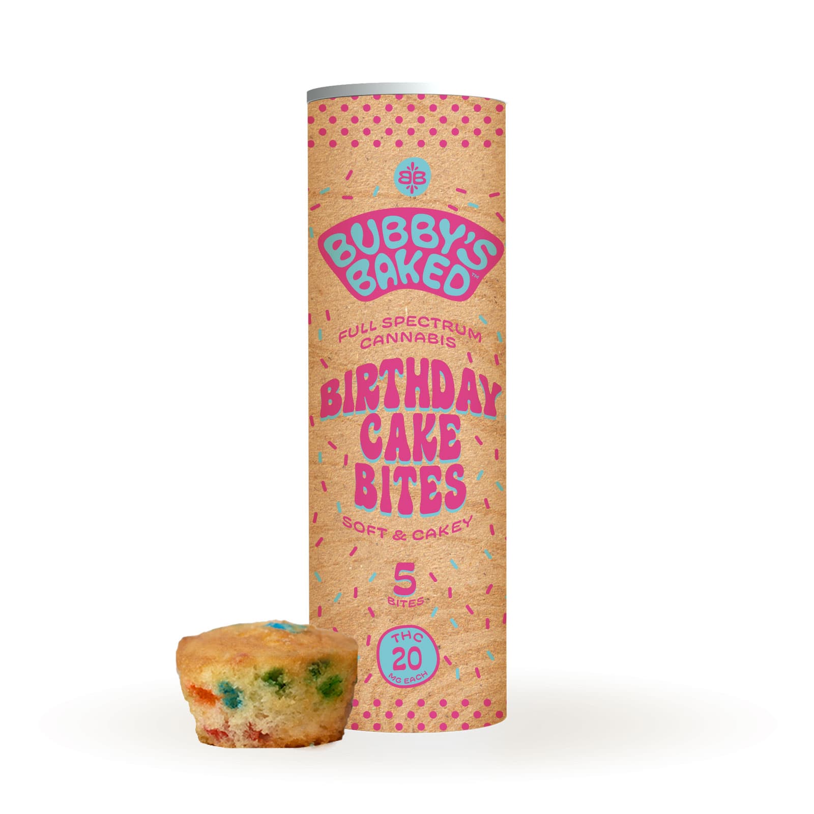 Bubby's Baked Birthday Cake Bites [5pk] (100mg THC)
