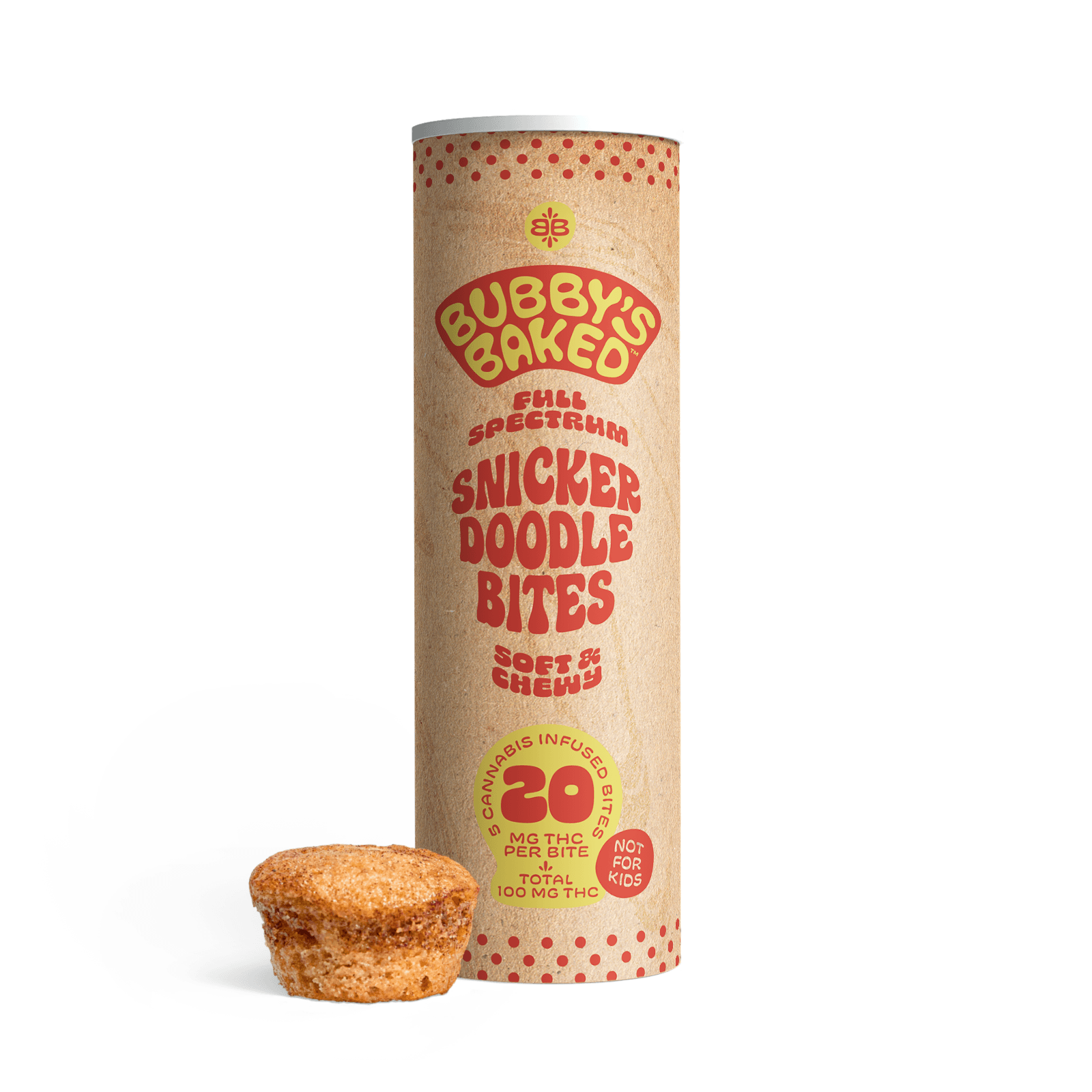 Bubby's Baked Snickerdoodle | 20mg | 5pk Baked Bites | Bubby's Baked