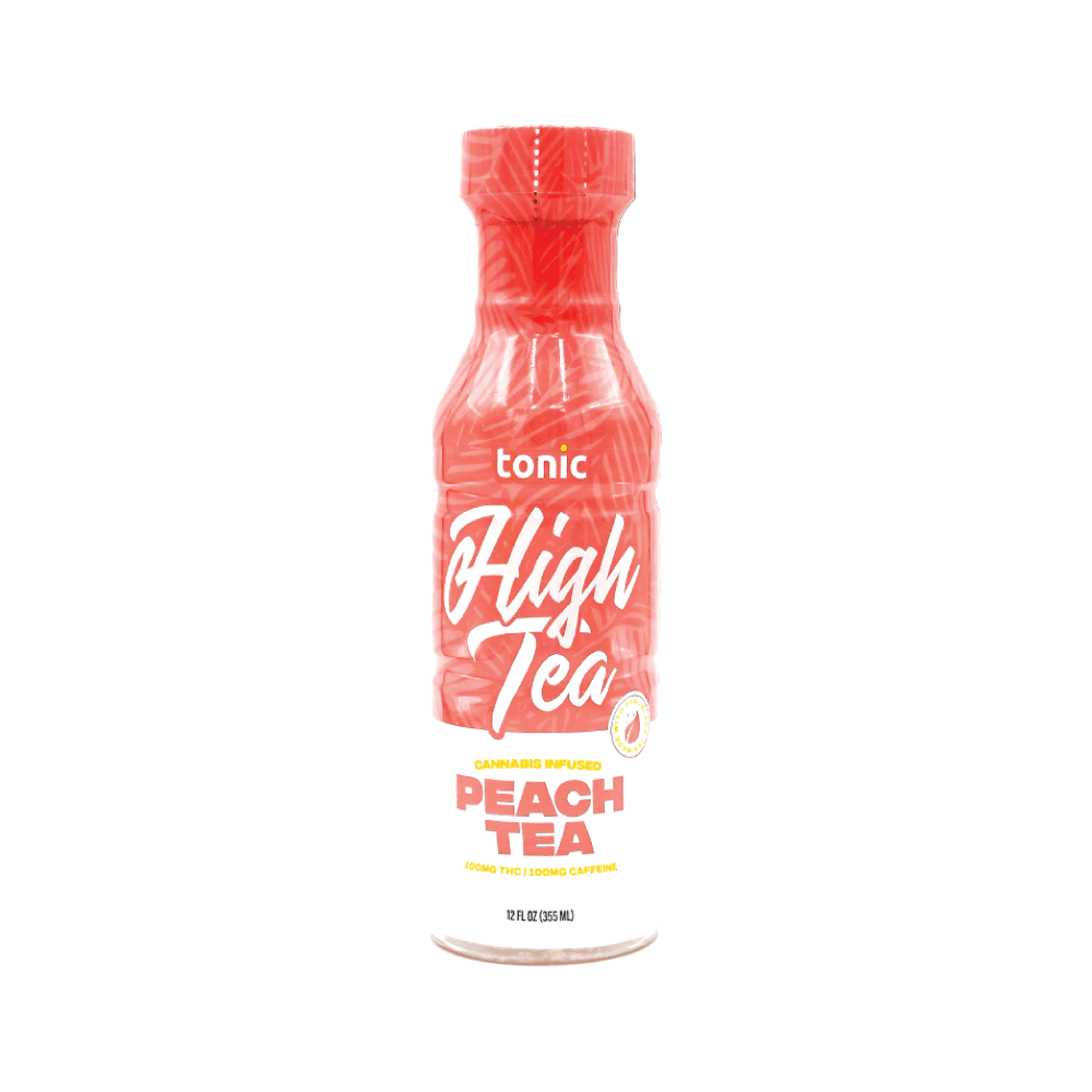 Tonic Peach High Tea | 100mg | 12oz Beverage | Tonic