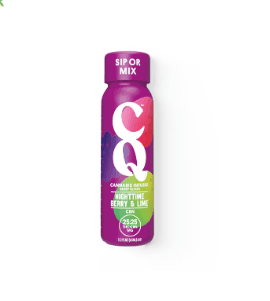CQ NightTime Berry & Lime | 25mg THC: 25mg CBN | 2oz Beverage | Cannabis Quencher