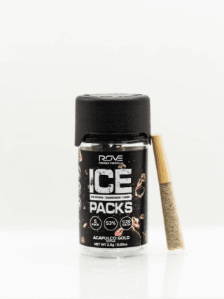 Ice Packs Infused Pre-roll Pack - Ice Packs - Peaches and Cream (S) - 2.5g (5pk)