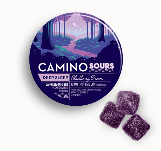 Camino Blackberry Dream | 10:3 THC: CBN Sour Gummies | 100mg (10pk)