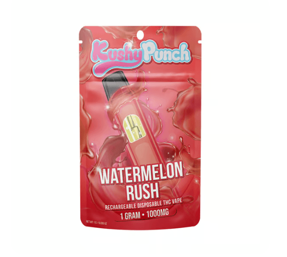 Kushy Punch Watermelon Rush | Disposable Vape Pen | 1g