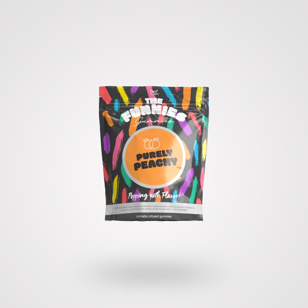 The Funnies Gummies Purely Peachy | 5mg | 20pk Gummies | The Funnies Gummies