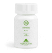 Remedi REMEDI RSO Caps 50mg: Relief 1:1 THC:CBD 20pc