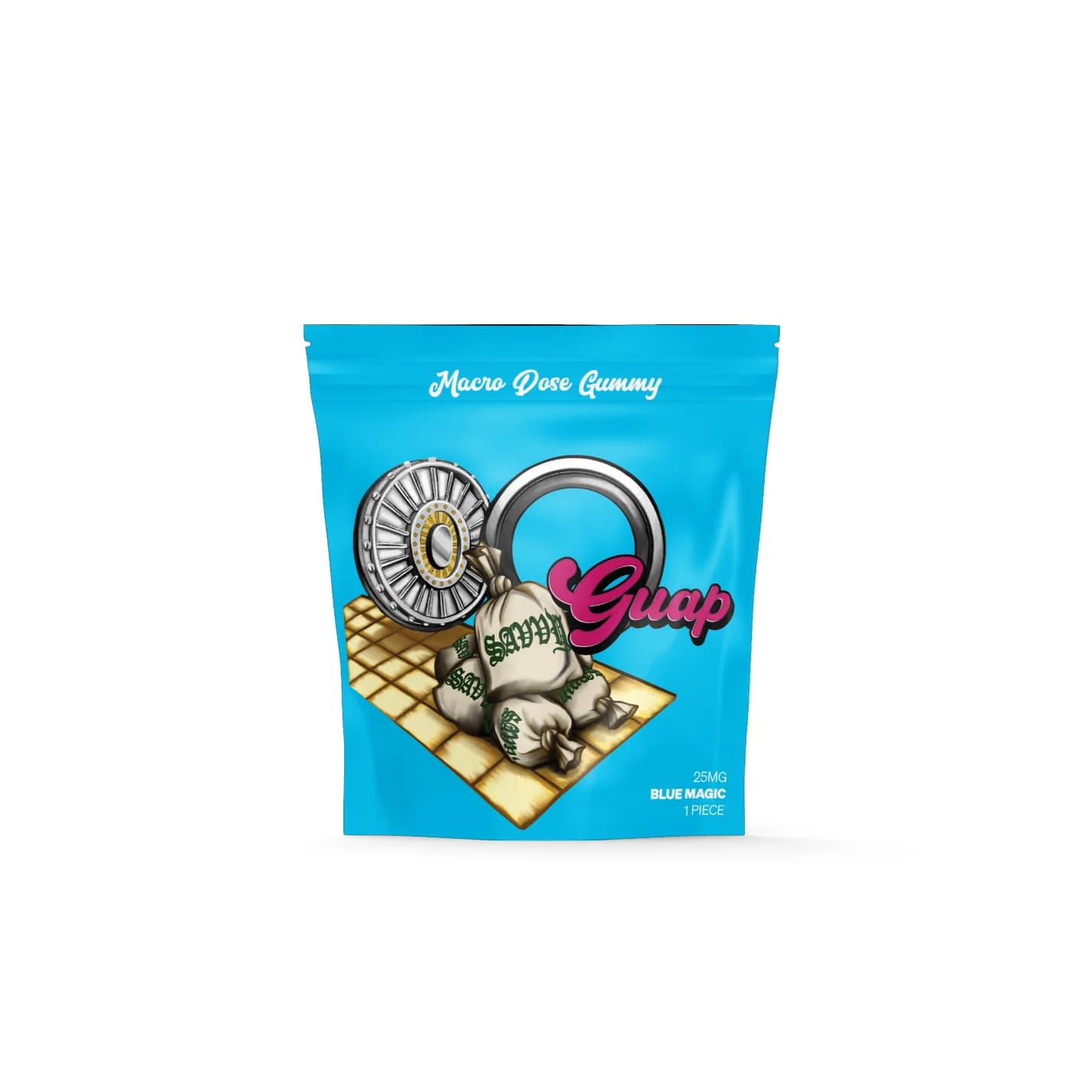 Guap GUAP Gummies 25mg: Blue Magic 1pc