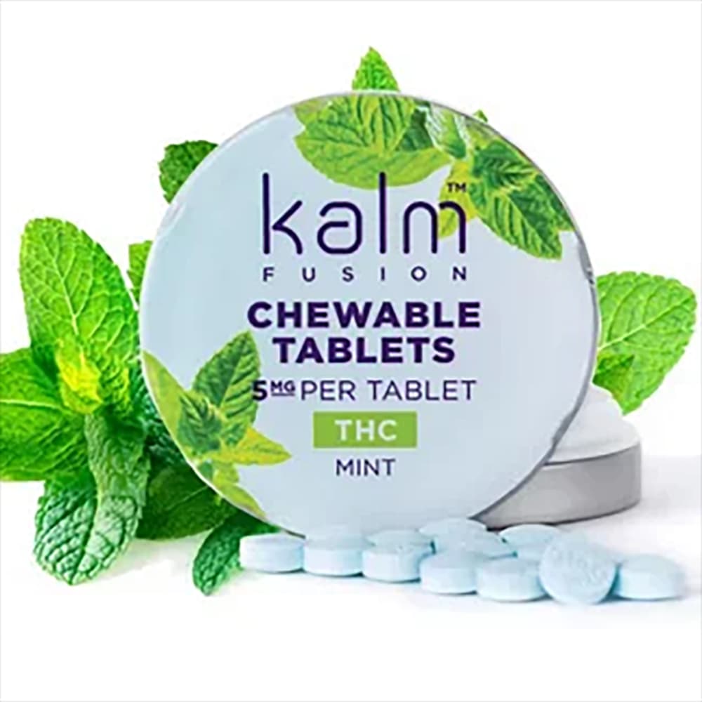 Kalm Fusion KALM FUSION Chewable Tablet 100mg: Blue Mint 20pc