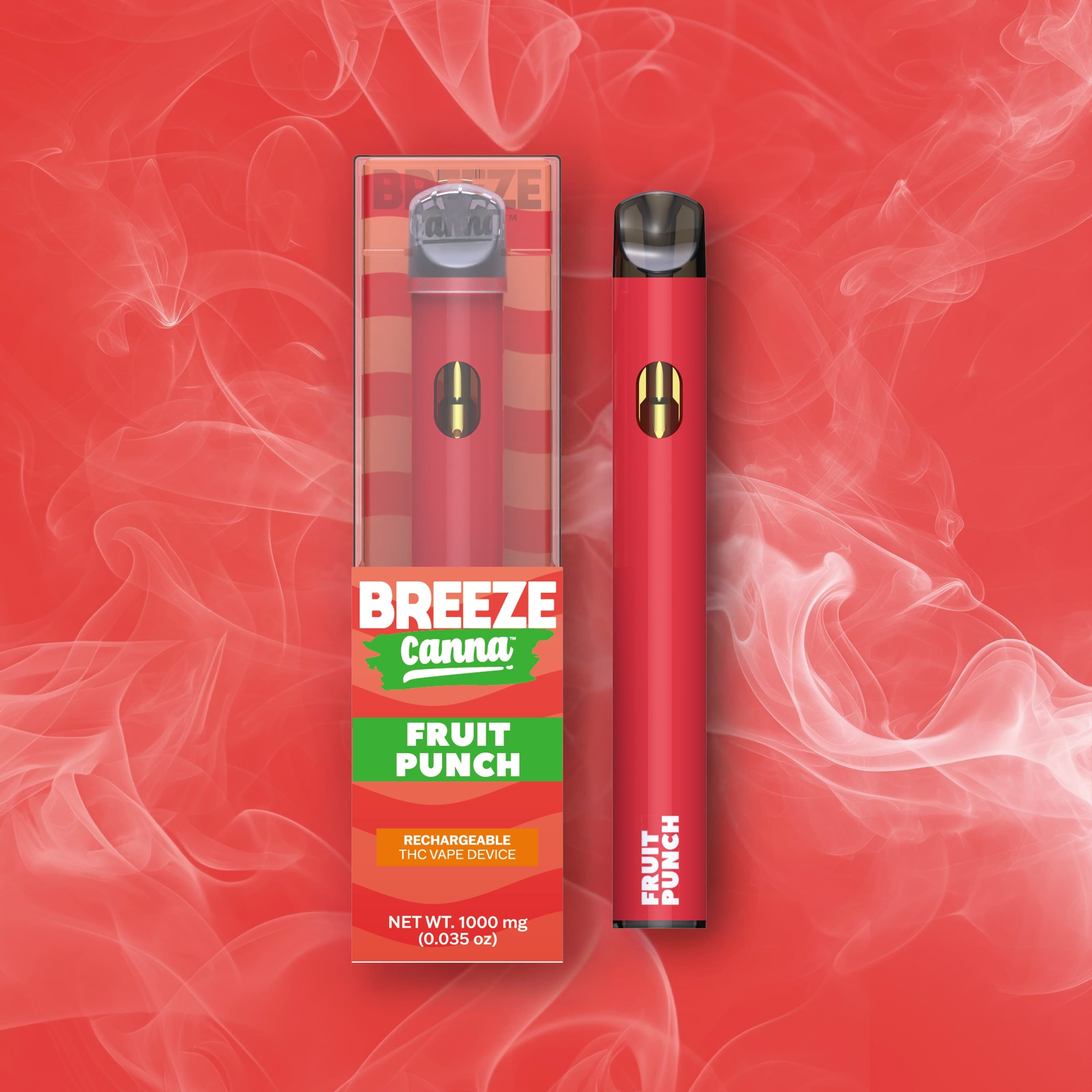 BREEZE Canna BREEZE Canna - Fruit Punch - Classic 1g PLUS Vape Device
