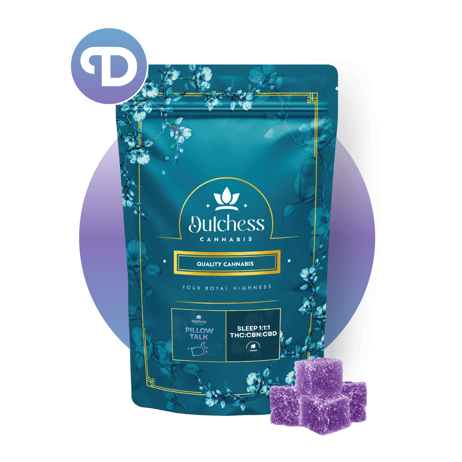 Daily Dose Pillow Talk 1:1:1 THC:CBN:CBD Gummies - 10 Pack