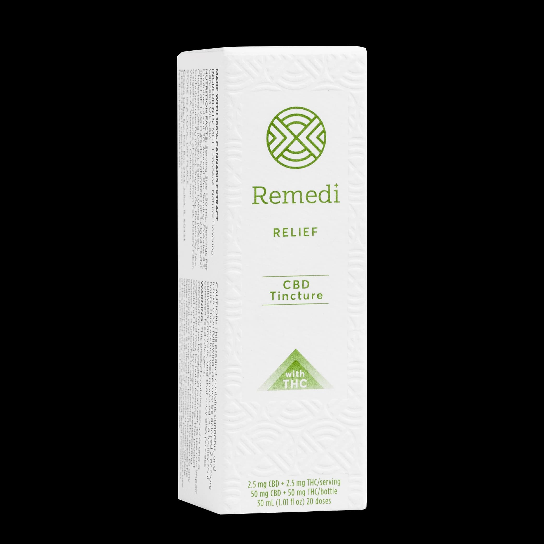 Remedi REMEDI Tinc 50mg: Relief 1:1 THC:CBD