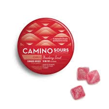Camino Sour Strawberry Sunset CHILL Gummies