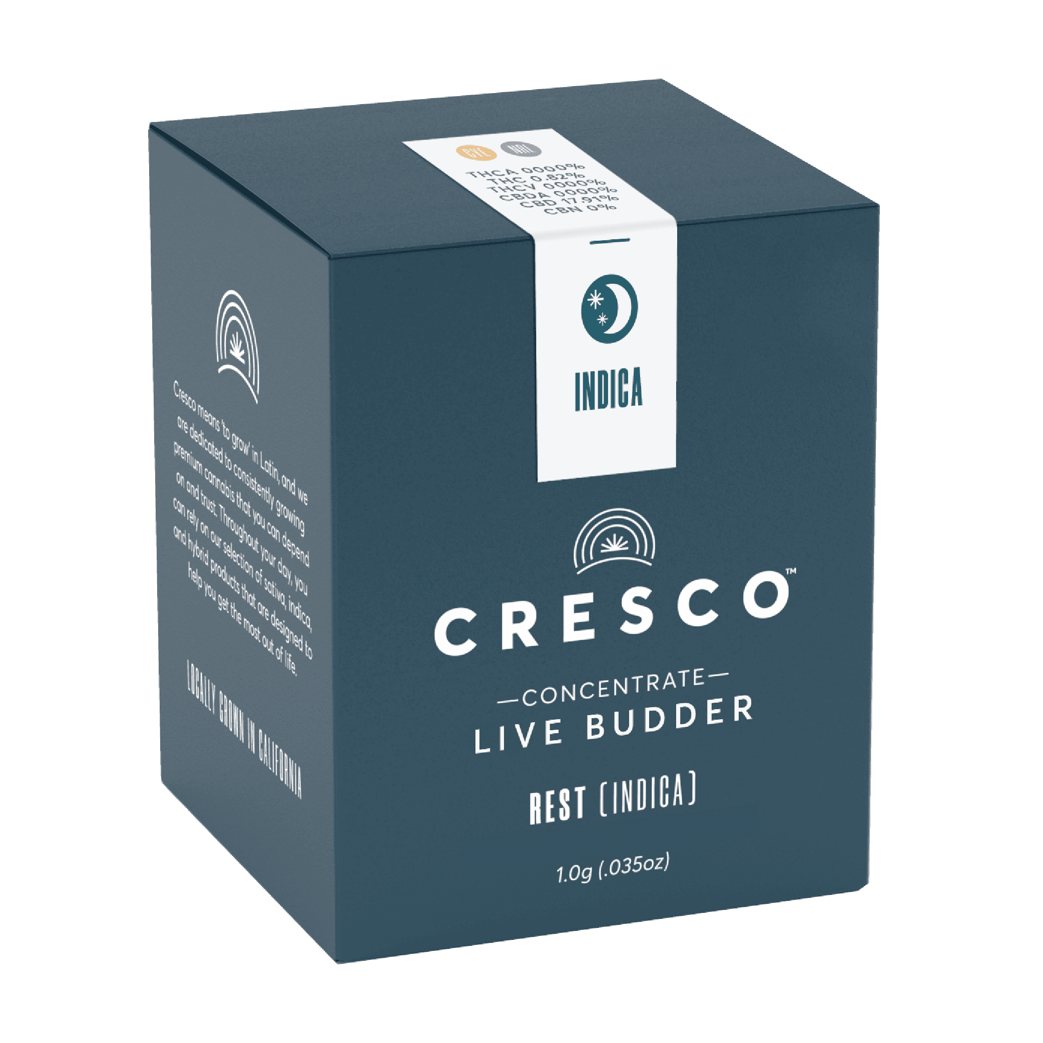 Cresco™ Budder Live Resin Kush Cake | 1g