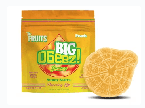 OGeez! Big Peach Single Dose Gummy 50mg