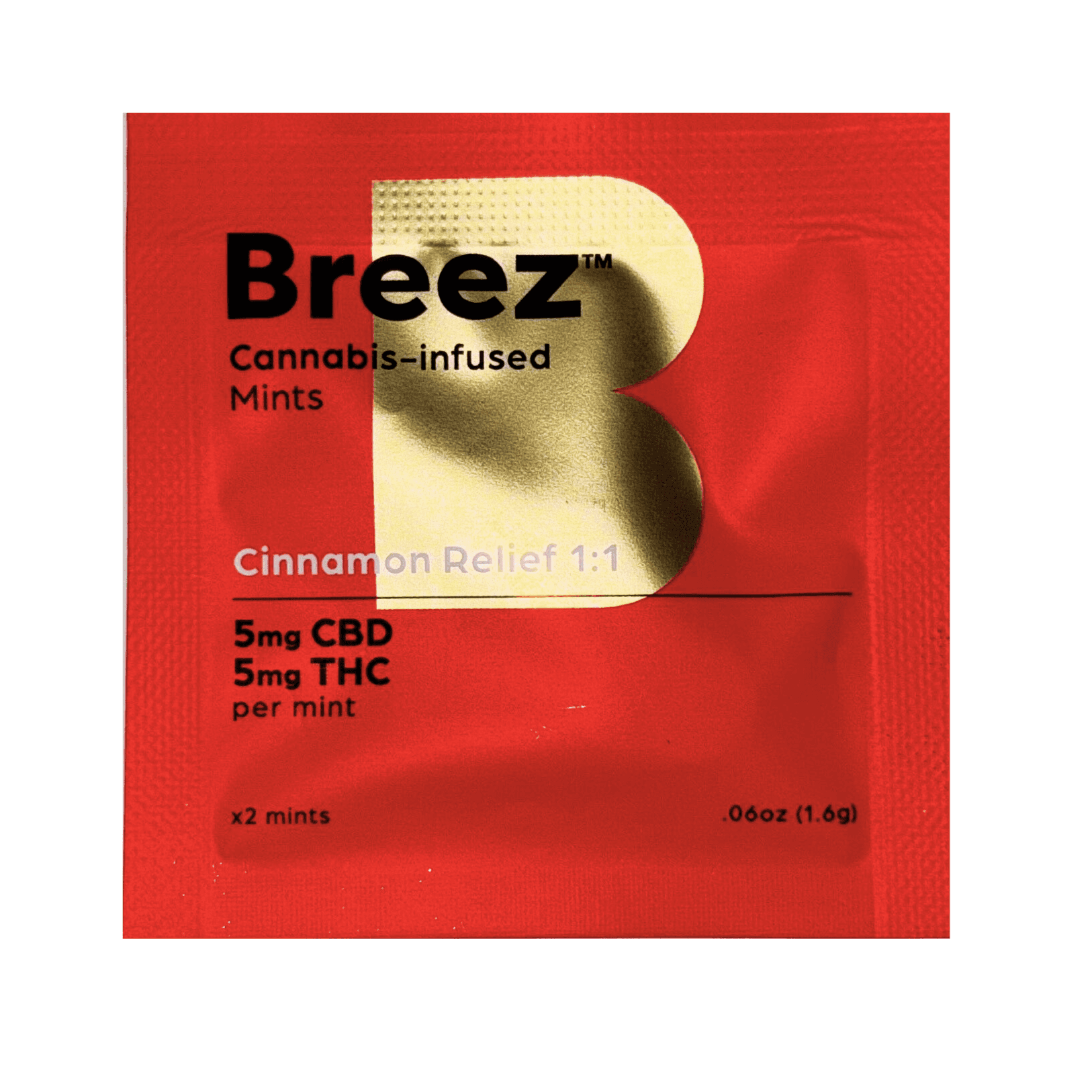 BREEZ Cinnamon Relief Mints - 2 Pack