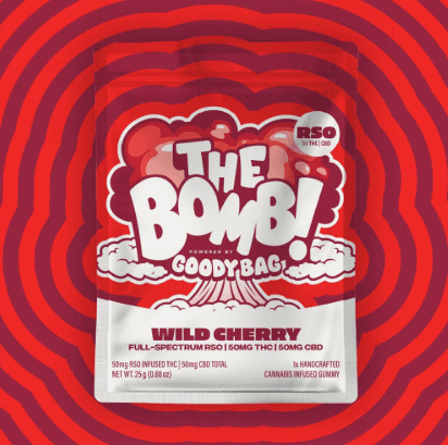 Goody Bag Wild Cherry RSO [1pk] (50mg CBD/50mg THC)