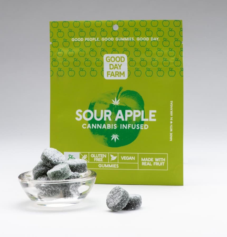 Good Day Farm Sour Apple [10pk] (100mg)