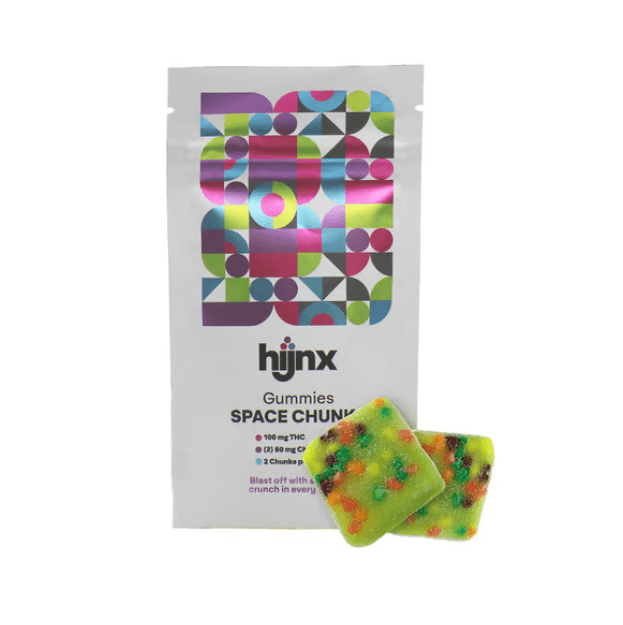 HIJNX Hijnx RSO Gummies OG Zuul Space Chunk (H) 2pk 100mg