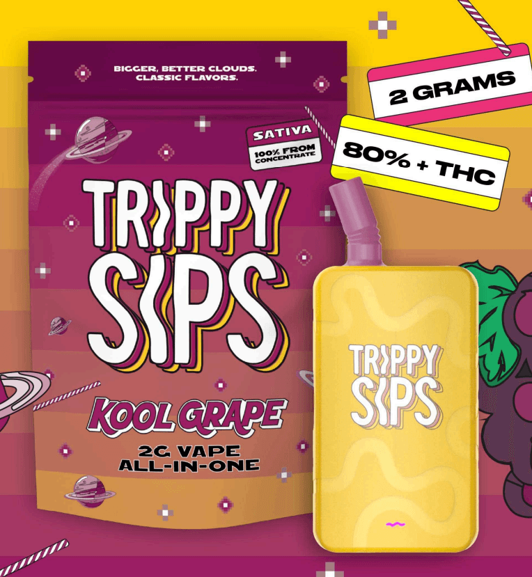 Trippy Sips Kool Grape | Disposable | 2g