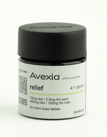Avexia Avexia Relief (H) 4:1 CBD:THC Tablets 2.5mg 40pk