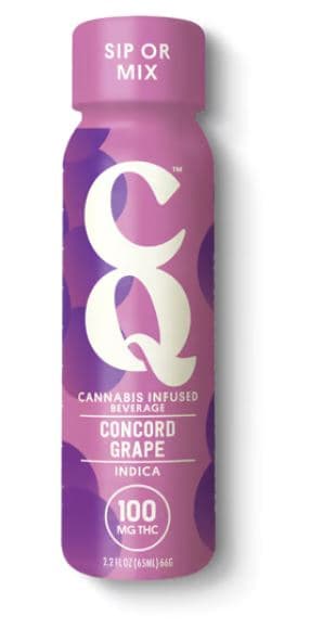 Cannabis Quencher Concord Grape Siesta 5:1 THC:CBN Liquid Live Resin Infused Shot | 100mg