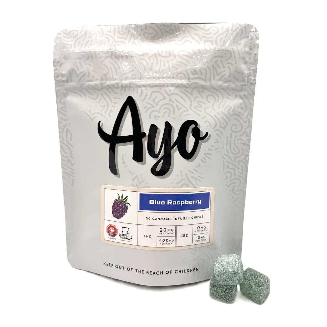 AYO Gummies | Blue Raspberry Blend | 400mg | 20pk