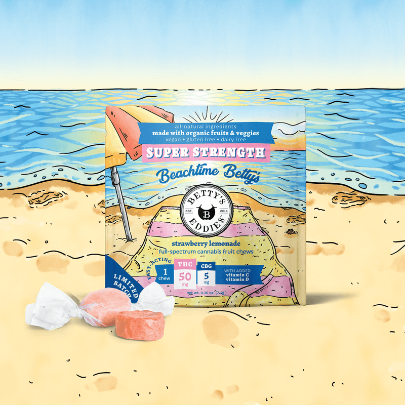 Betty's Eddies Strawberry Lemonade Fruit Chew - Single