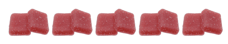Wyld Wyld Real Fruit Pomegranate 1:1 THC CBD Multipack Soft Chews 10pk