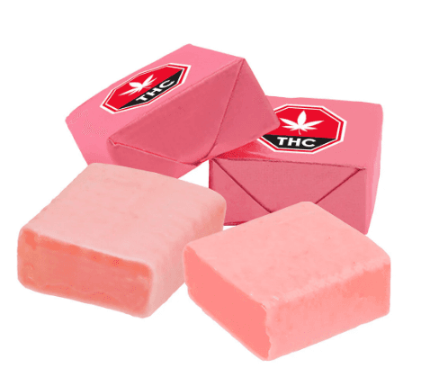 Olli Twiddles 3:1 Original Strawberry Taffy CBG THC Soft Chews 4pk