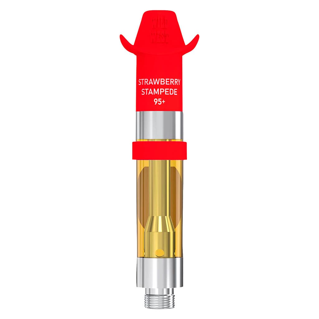 Wild West Wild West 95 Plus Strawberry Stampede Liquid Diamonds 510 Thread Cartridge 1g