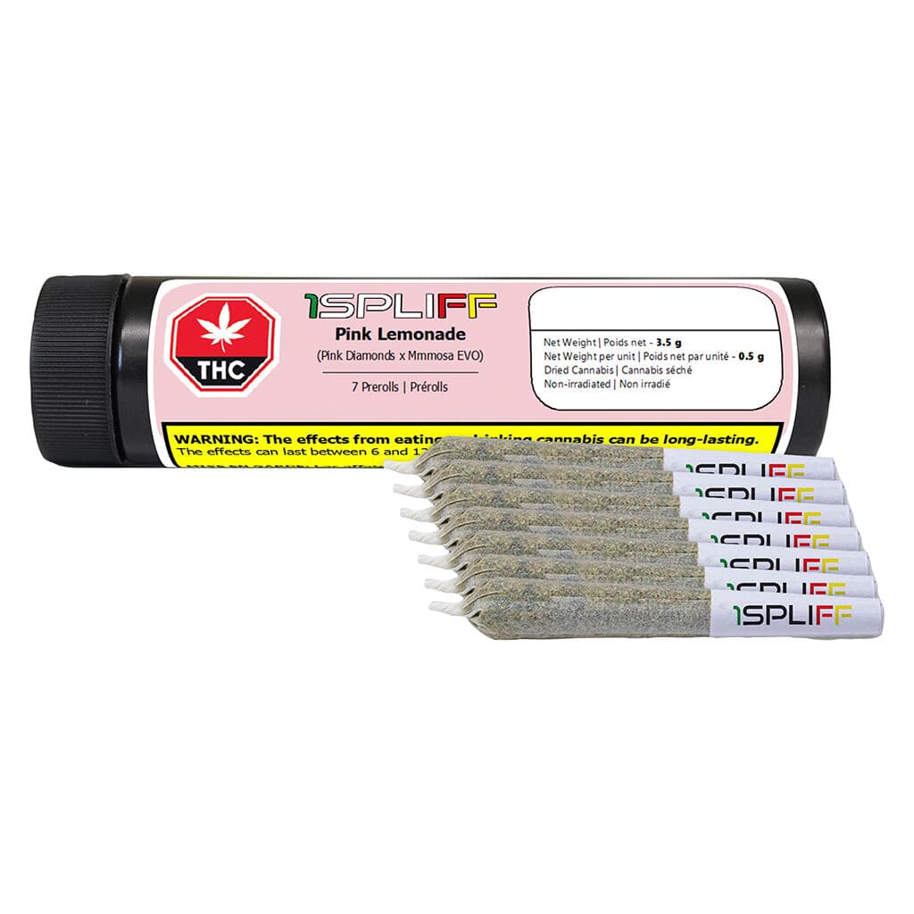 1Spliff Pink Lemonade Pre-Roll - 7 x .5g