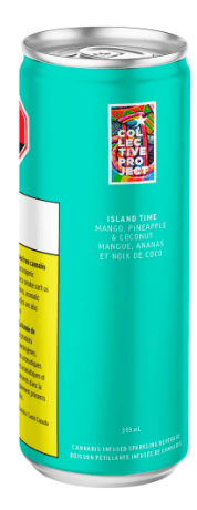 Collective Project Collective Project Island Time Mango Pineapple and Coconut Sparkling Juice 355ml