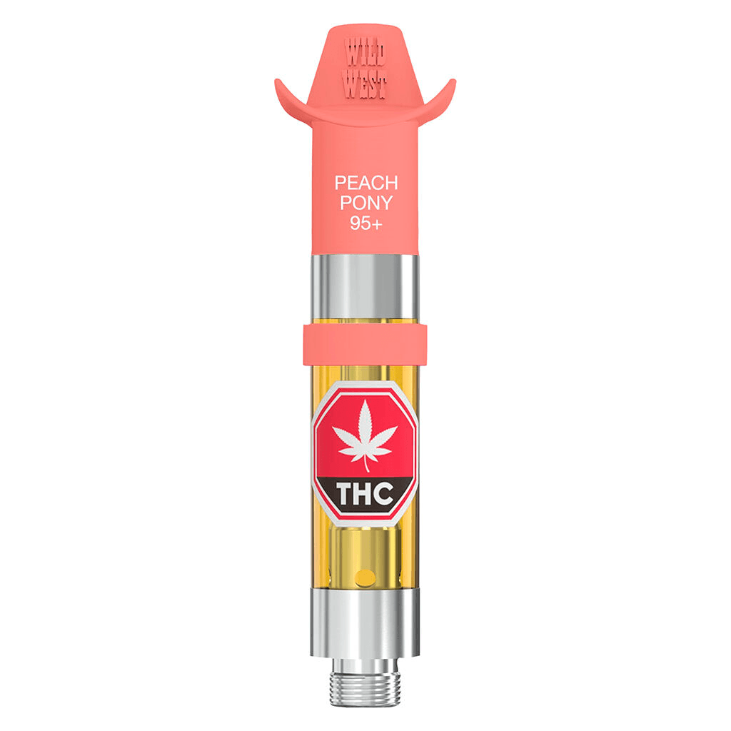 Wild West Wild West 96 Plus Peach Pony Liquid Diamonds 510 Thread Cartridge 0.95g