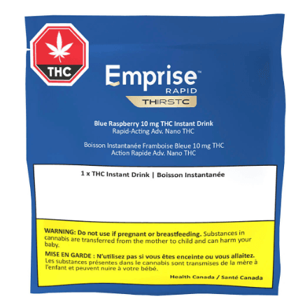 Emprise Emprise Rapid THirstC Blue Raspberry 10 THC Instant Drink 1pk