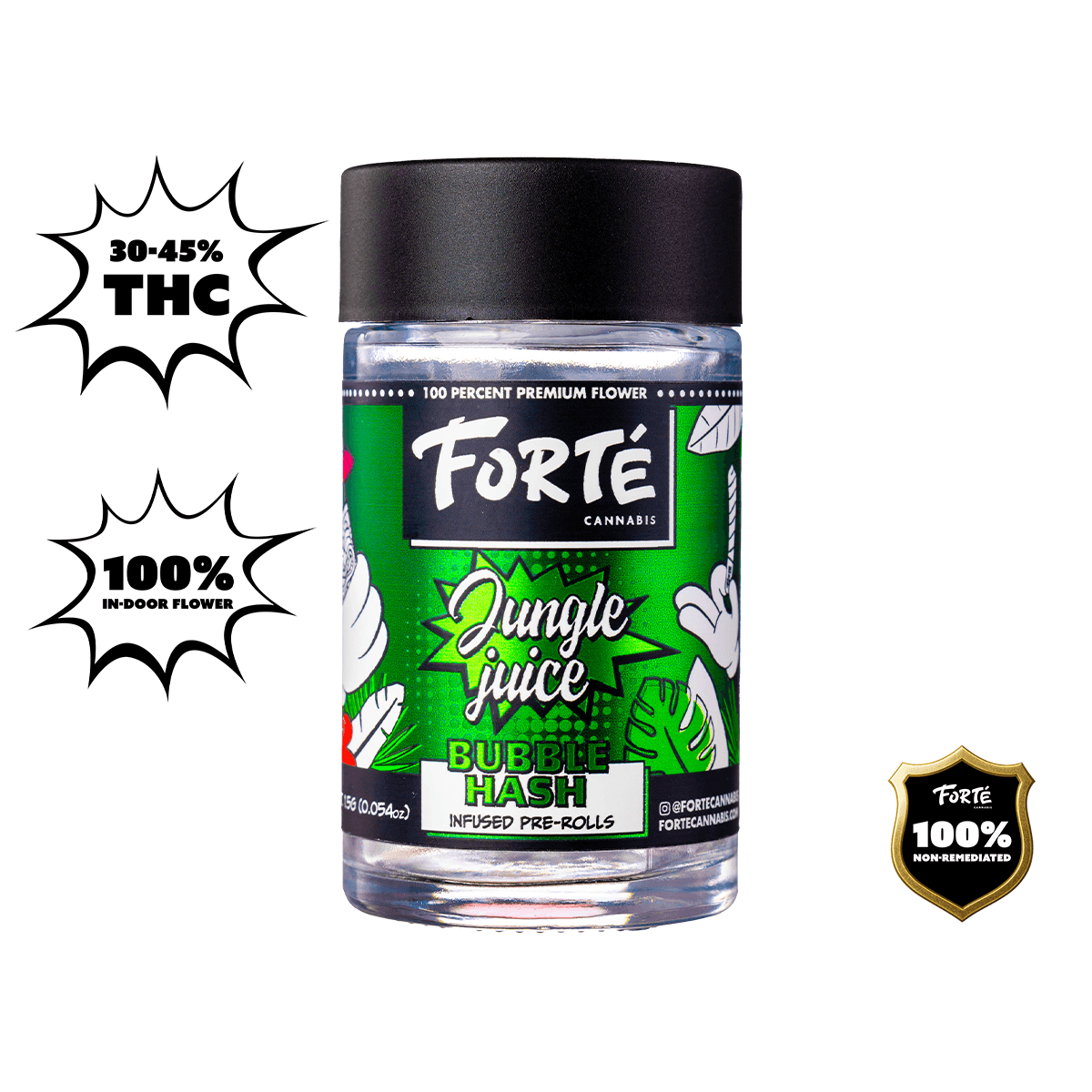 Forte Cannabis Bubble Hash Pre-roll 0.5g - 5pk - Brain Freeze