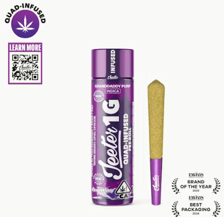 Jeeter Granddaddy Purp | 1g Infused Preroll