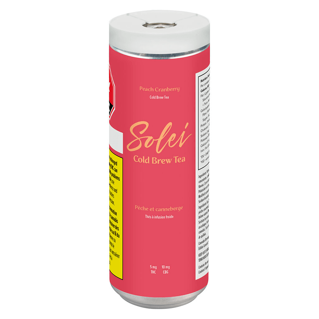 Solei Solei Peach Cranberry Cold Brew Tea 355ml