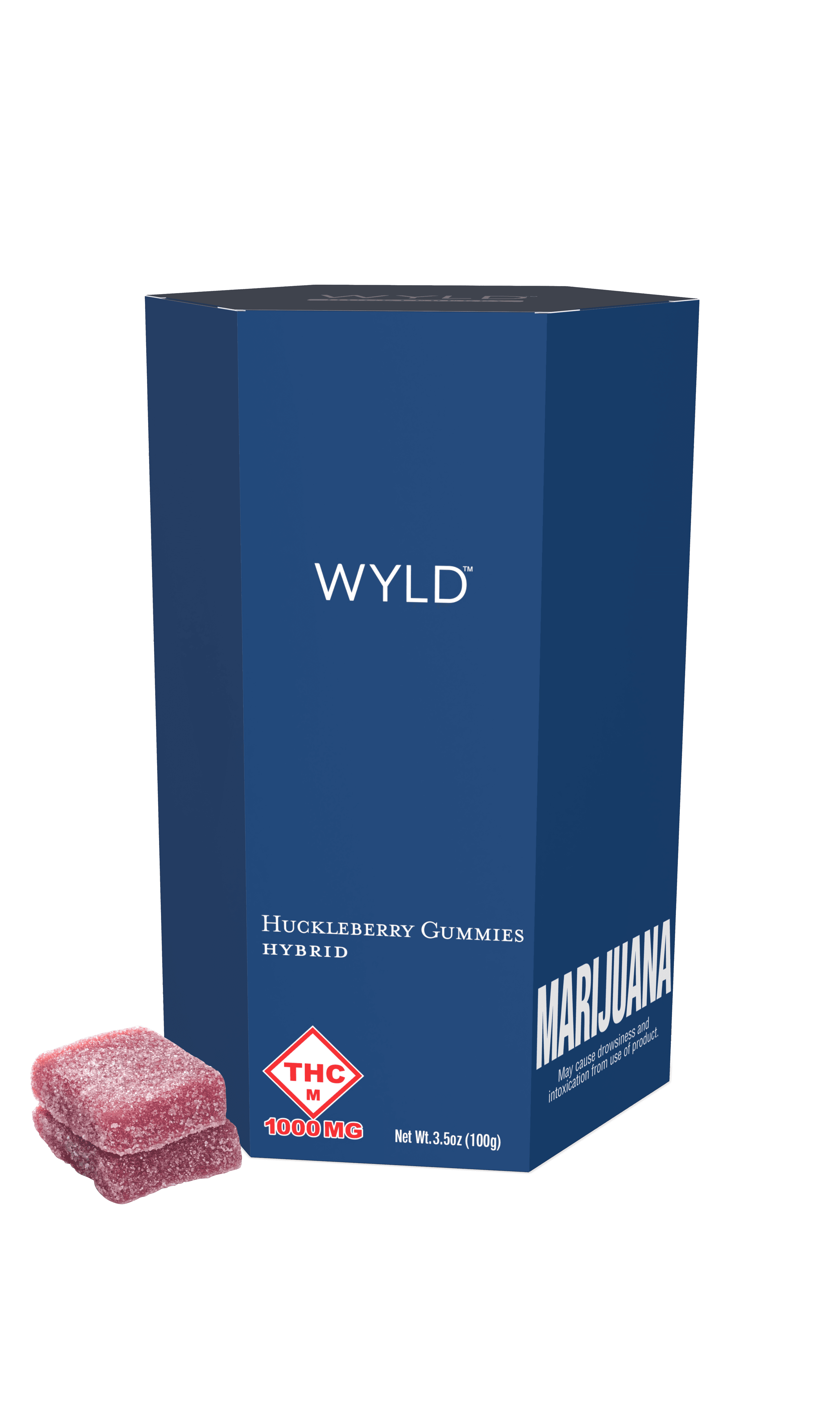 Wyld Gummies | Huckleberry | 1000mg | 20pk
