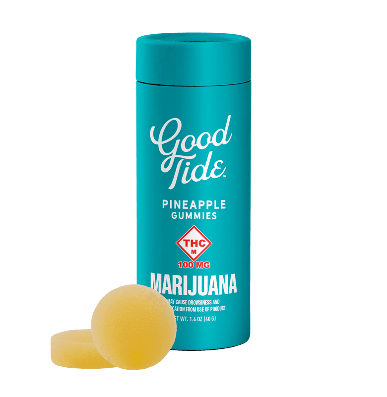 Good Tide Rosin Gummies | Uplift Pineapple | 100mg | 10pk