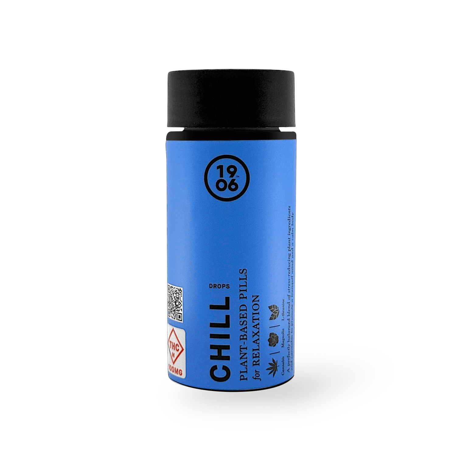 1906 Capsules | Chill Drops 5:1 | 500mg CBD : 100mg THC | 20pk