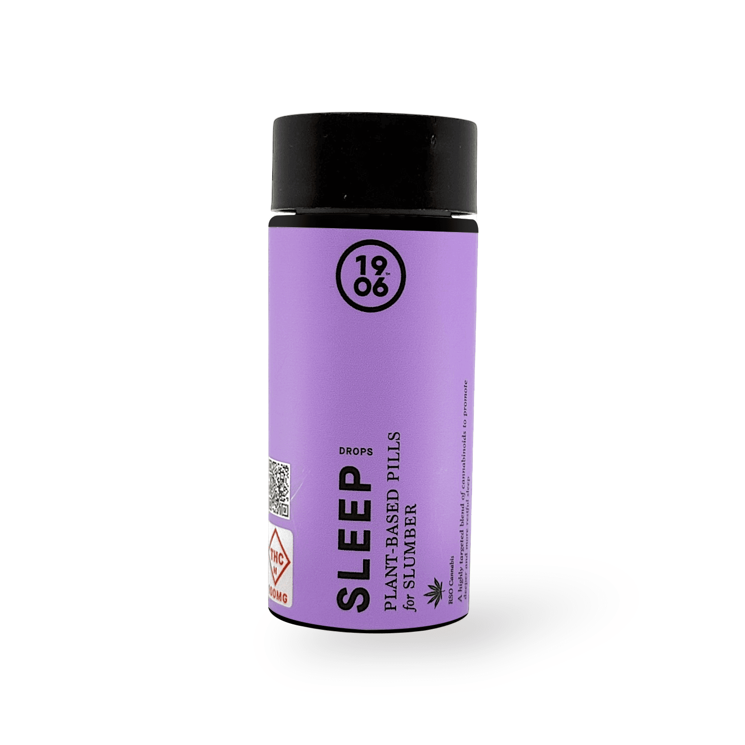 1906 Capsules | Sleep Drops 5:5:2 | 100mg THC : 100mg CBD : 40mg CBN | 20pk