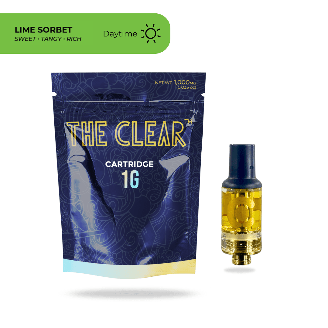 CLEAR Brands The Clear: Elite Vape | Lime Sorbet | Cartridge | 1g