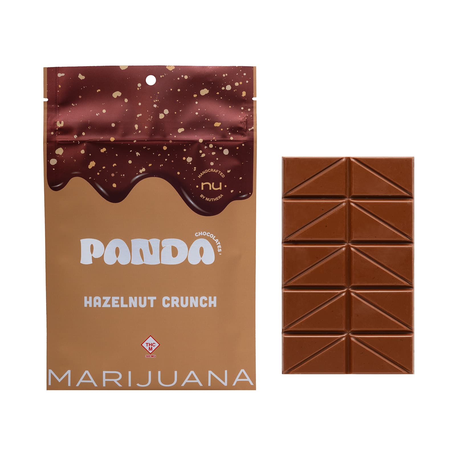 Panda High-Dose Chocolate | Hazelnut Crunch | 300mg | 10pk