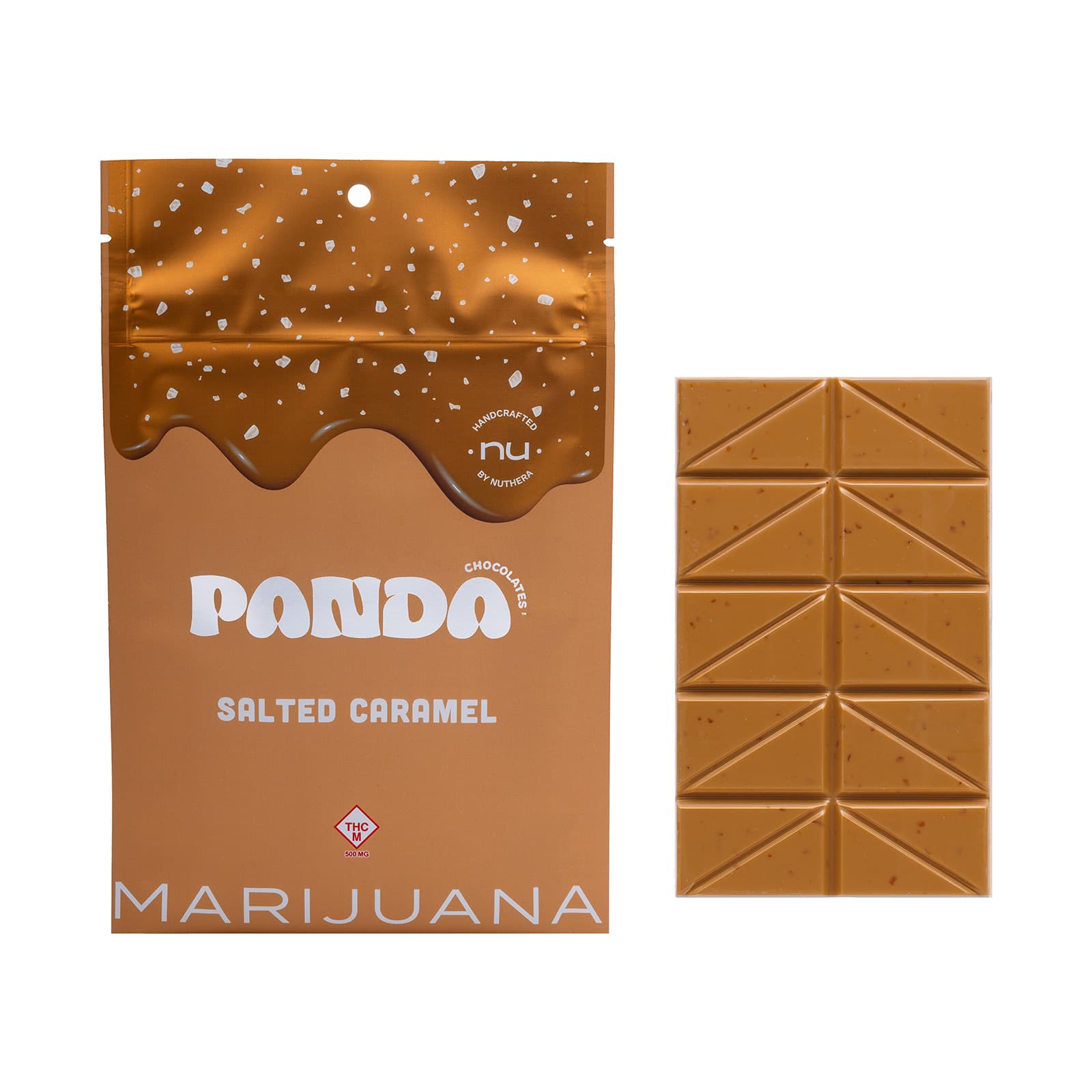 Panda High-Dose Chocolate | Salted Caramel | 500mg | 10pk