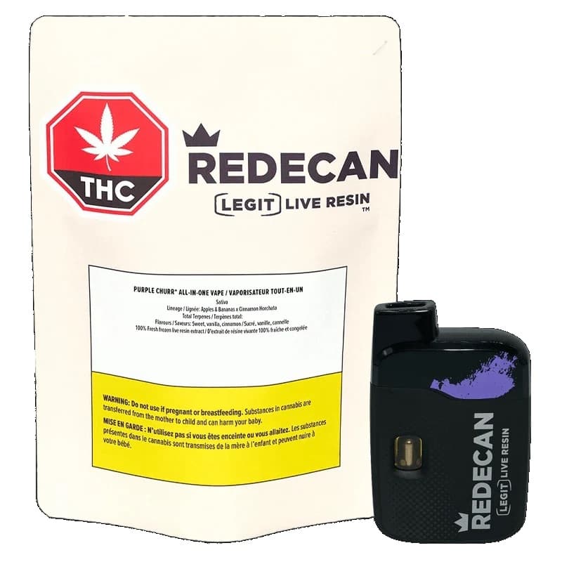 Redecan Redecan Purple Churro Legit Live Resin Disposable Vape 1.2g