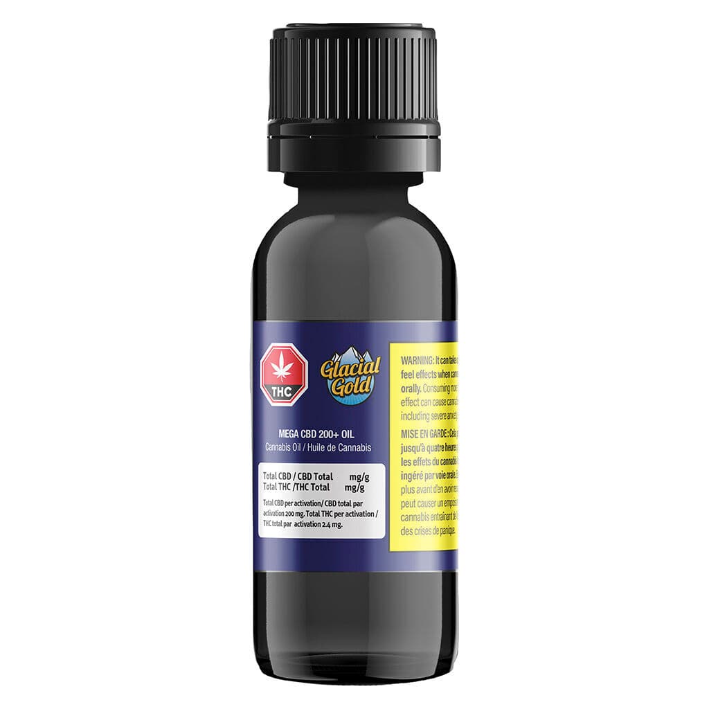 Glacial Gold Mega CBD 200+ Oil - 40mL