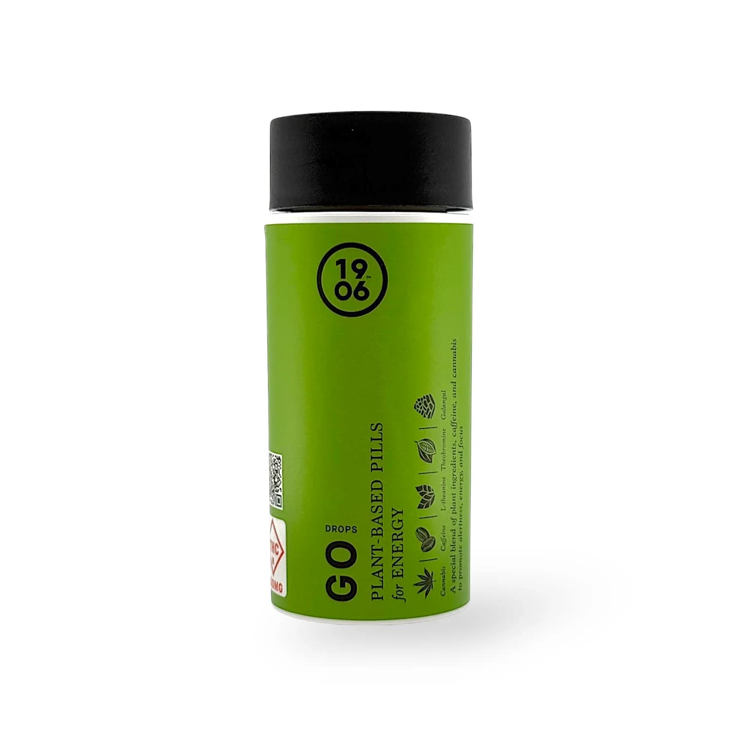 1906 Capsules | GO Drops 1:1 | 100mg THC : 100mg CBD | 20pk
